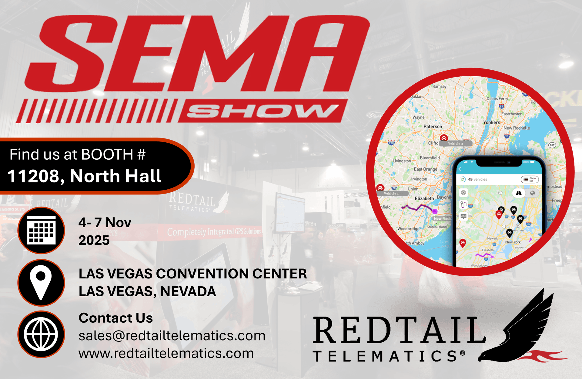 Redtail Telematics At The SEMA Show 2025