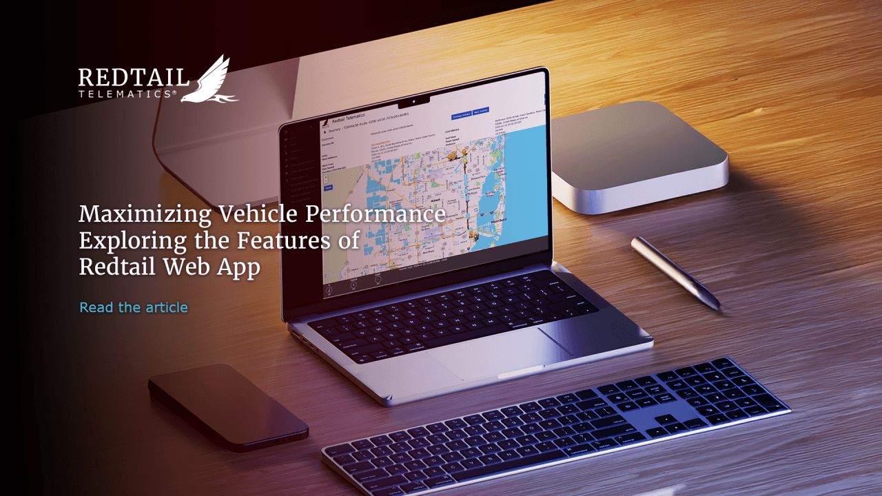 Maximizing Vehicle Performance with Redtail’s Web Application