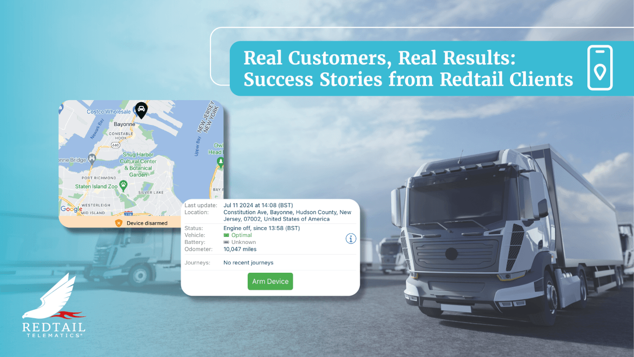 Real Customers, Real Results: Success Stories from Redtail Telematics Clients